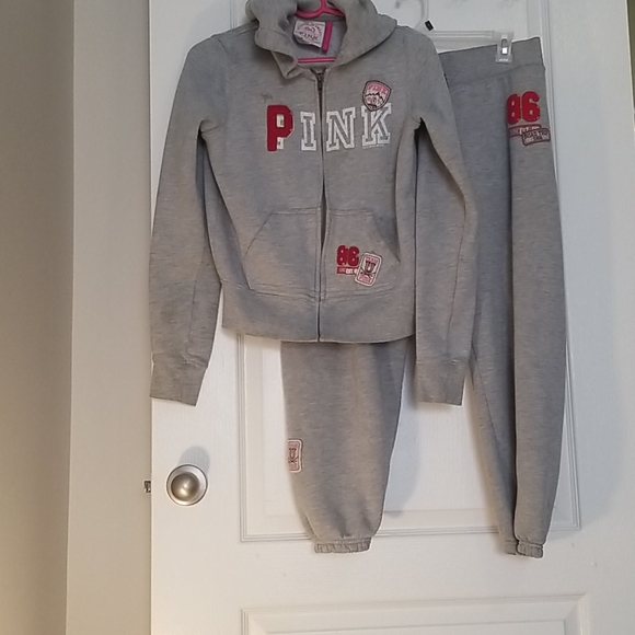 victoria secret 2 piece sweatsuit